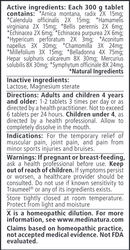 traumeel tablets (medinatura professional) drug facts