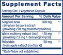 tri sugar shield (life extension) supplement facts