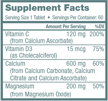 Tricalcidin-3 Extra Strength (ZyCal Bioceuticals) Supplement Facts