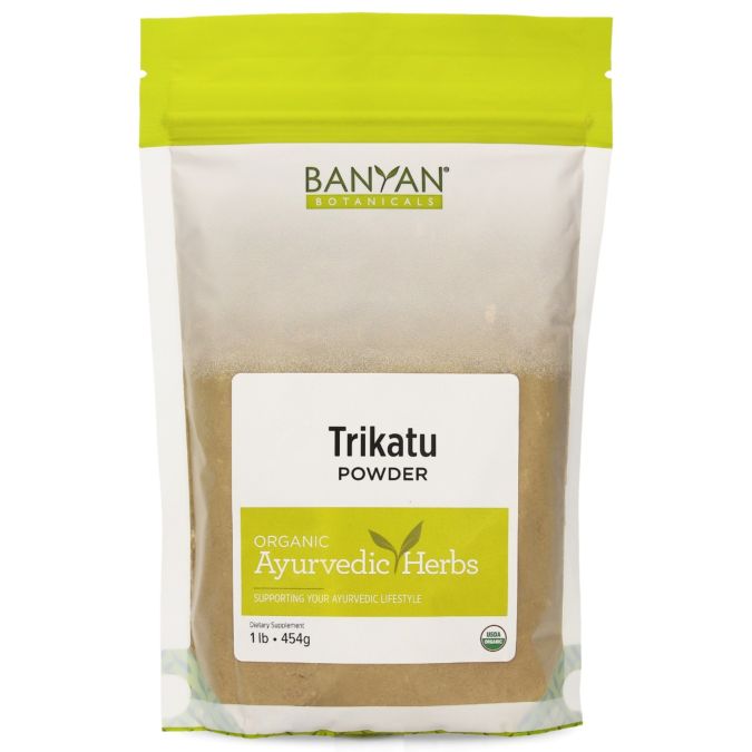 Trikatu Powder (Organic) (Banyan Botanicals) Front