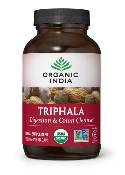 Triphala 180ct (Organic India) Front