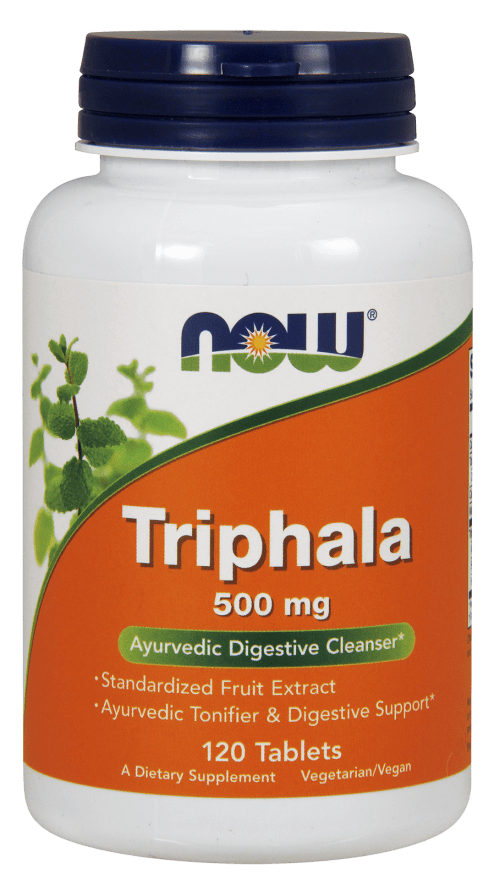 Triphala 500 mg (NOW) Front