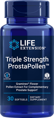 Triple Strength ProstaPollen™ (Life Extension) Front