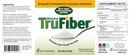 trufiber master supplements label