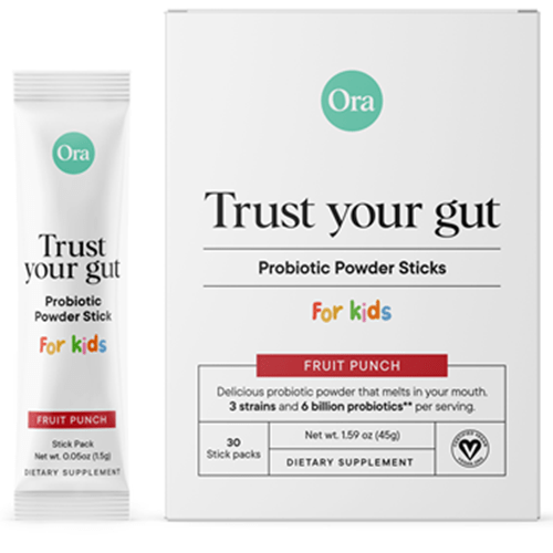 Trust Your Gut Kids Probiotic Stick - Fruit Punch Ora Organic