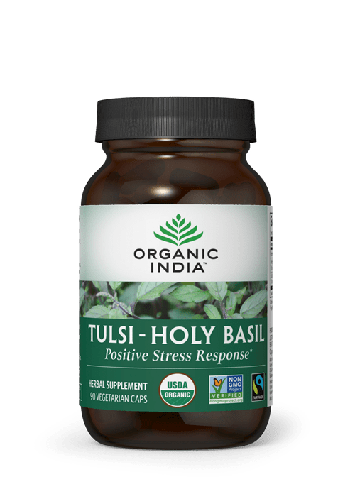 Tulsi-Holy Basil 90ct (Organic India) Front