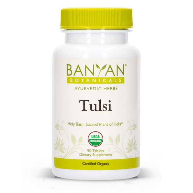 Tulsi Tablets (Banyan Botanicals) Front