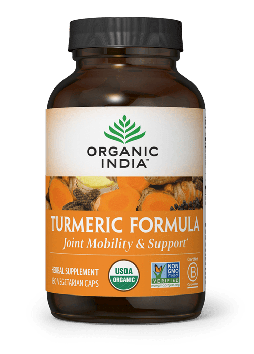 Turmeric Formula 180ct (Organic India) Front
