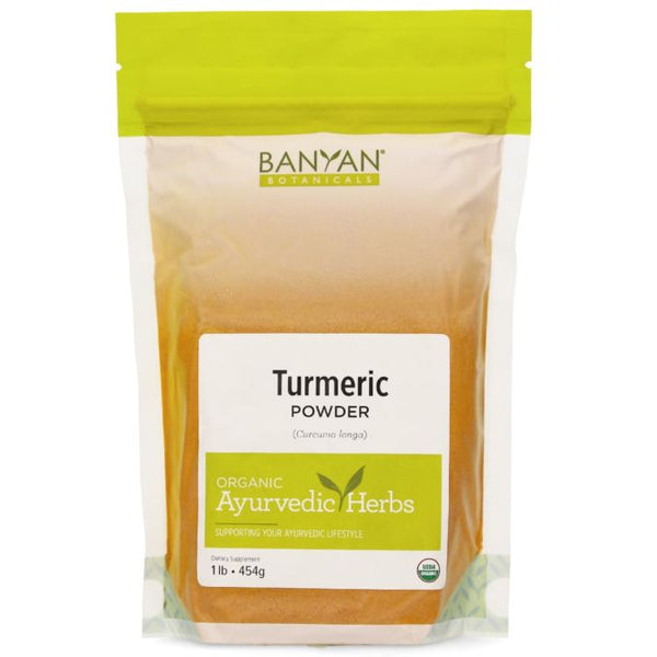 Turmeric Root Powder Organic (Banyan Botanicals) Front