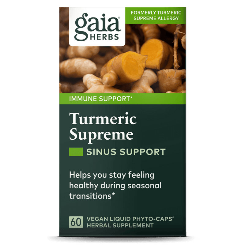 Turmeric Supreme® Sinus Support (Gaia Herbs) Box