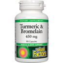 turmeric & bromelain 450 mg (natural factors)