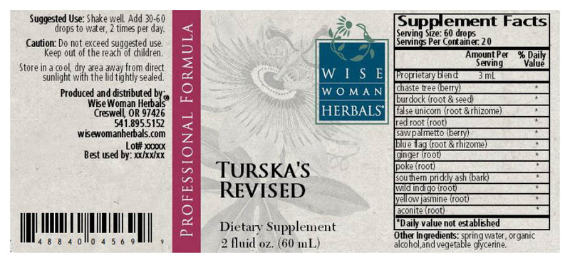Turska's Revised 2oz Wise Woman Herbals products