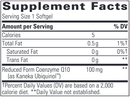 ubqh 100 mg (integrative therapeutics) supplement facts