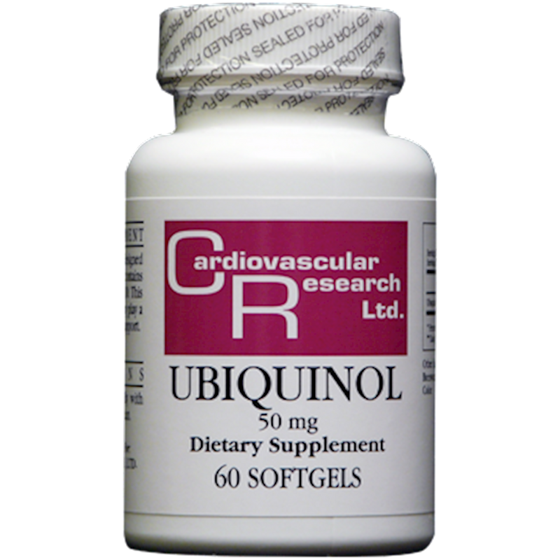 Ubiquinol 50 mg (Ecological Formulas) Front