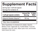 ubiquinol ortho molecular supplement