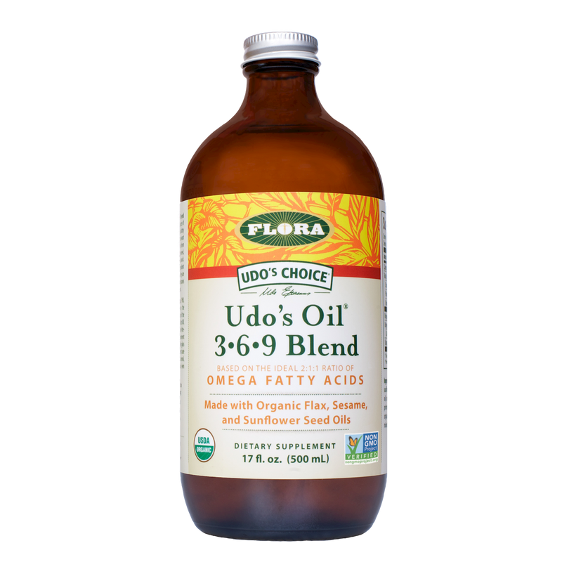 Udo's Choice Oil Blend (Flora) 17oz Front