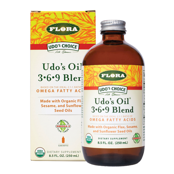 Udo's Choice Oil Blend (Flora) 8.5oz Front