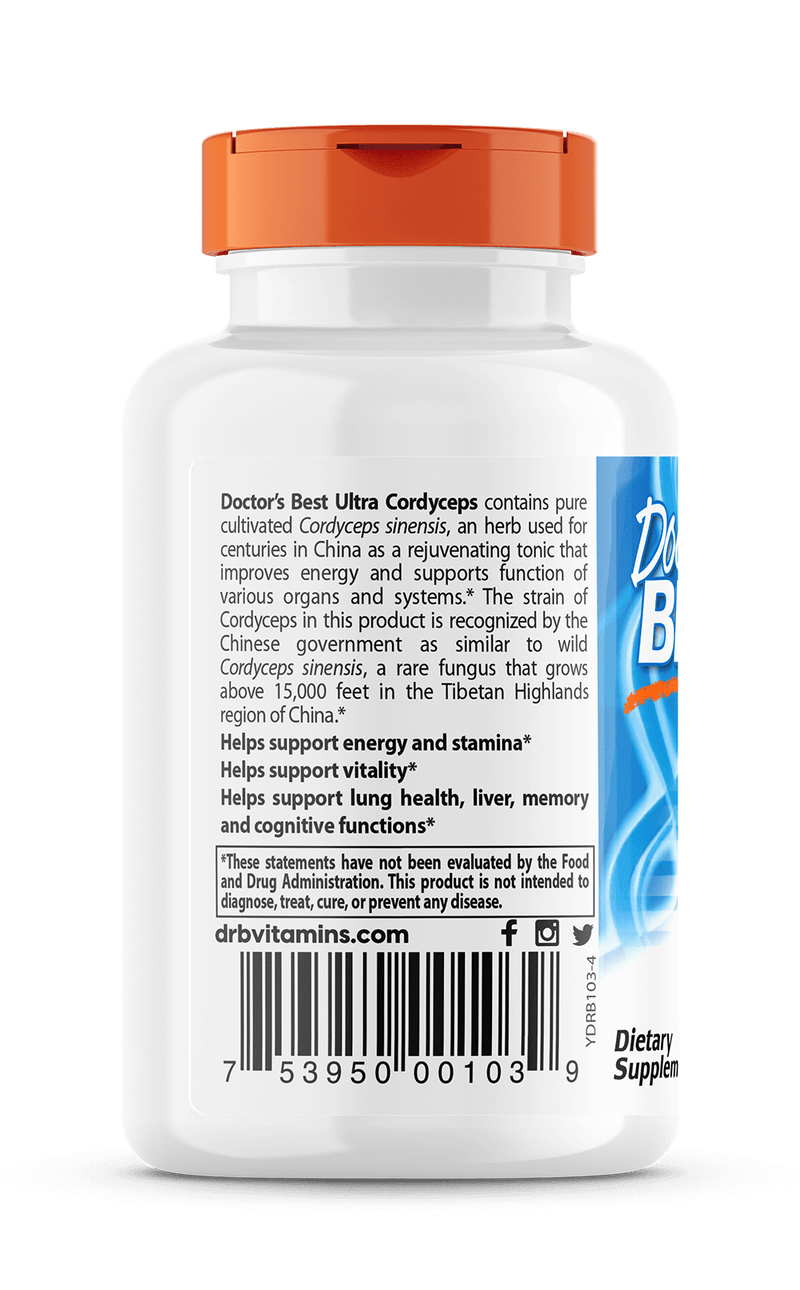 Ultra Cordyceps 750 mg (Doctors Best) Side
