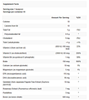 ultra-d complex apex energetics supplement facts