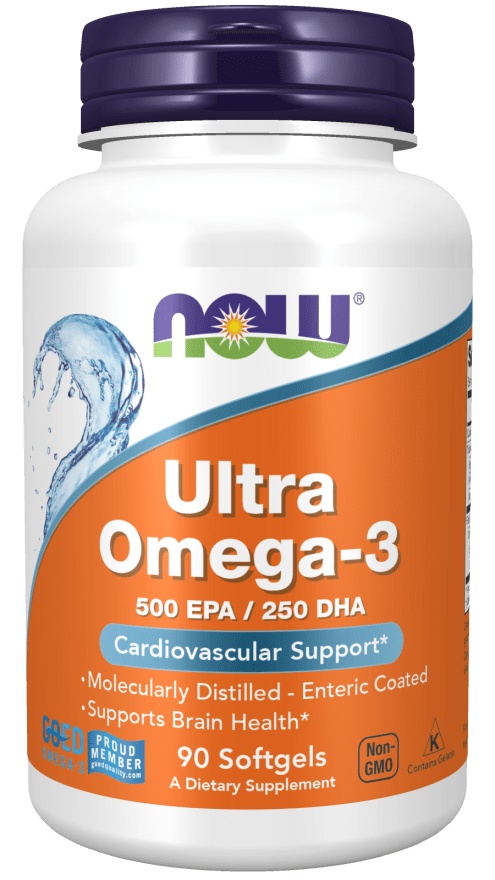 Ultra Omega-3 (NOW) Front