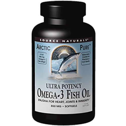 Ultra Potency Omega-3 Fish Oil (Source Naturals) Front
