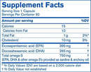 ultra EPA DHA capsules pharmax supplement facts