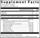 ultra g.l.a. | borage oil douglas labs supplement facts