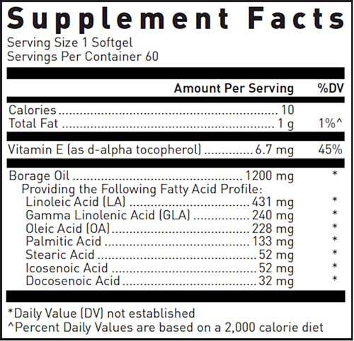 Ultra G.L.A. Douglas Labs supplement facts