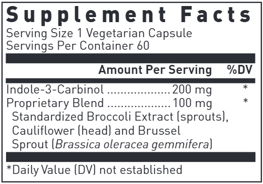 Ultra I-3-C (Douglas Labs) supplement facts