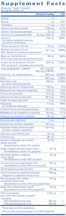 ultra pure pack pure encapsulations supplement facts