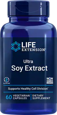 Ultra Soy Extract, 60 vegetarian capsules Front