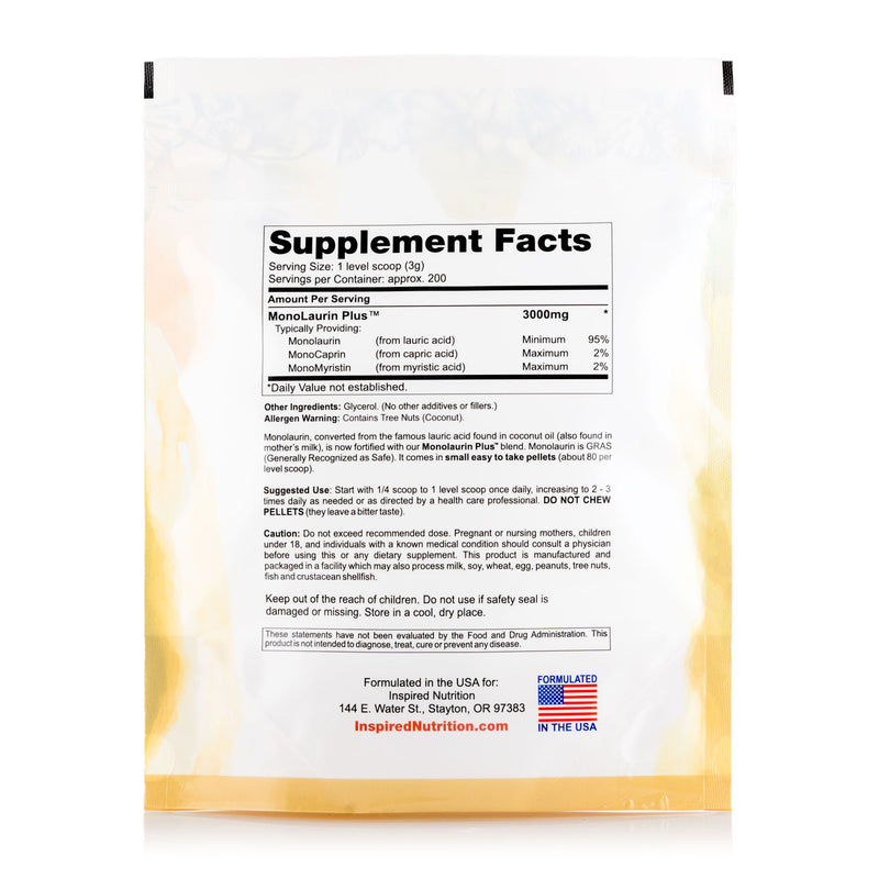 UltraLaurin Supplement Facts