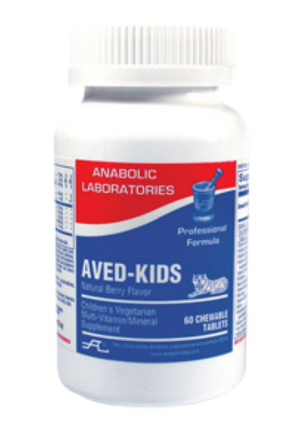 Aved-Kids Multivitamin (Anabolic Laboratories) 60ct Front