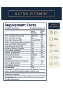 Ultra Vitamin® (Quicksilver Scientific) Supplement Facts