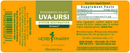 uva-ursi herb pharm label