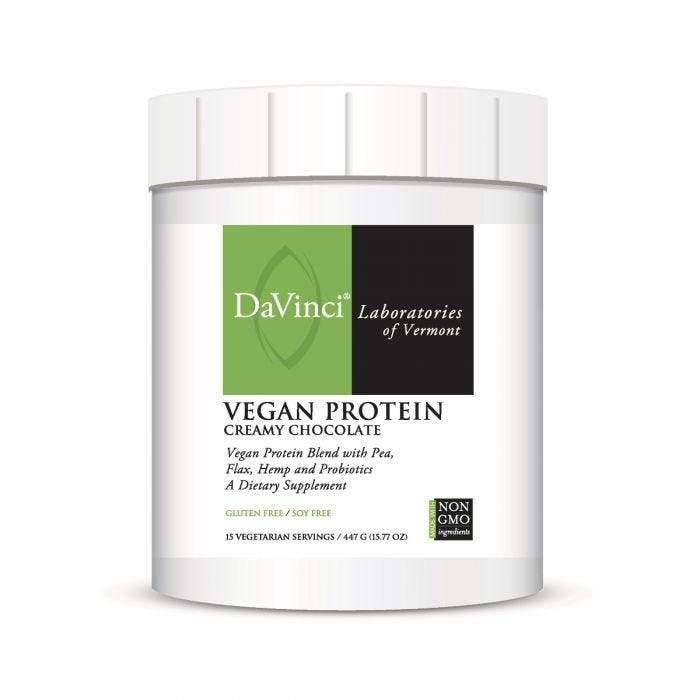 Vegan Protein Creamy Chocolate (DaVinci Labs) Front