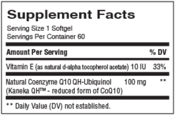 VESInol-QH (TruGen3) Supplement Facts