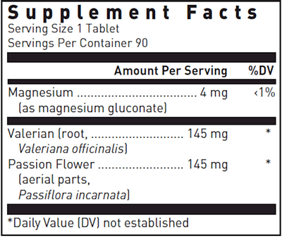 Valsed Douglas Labs supplement facts