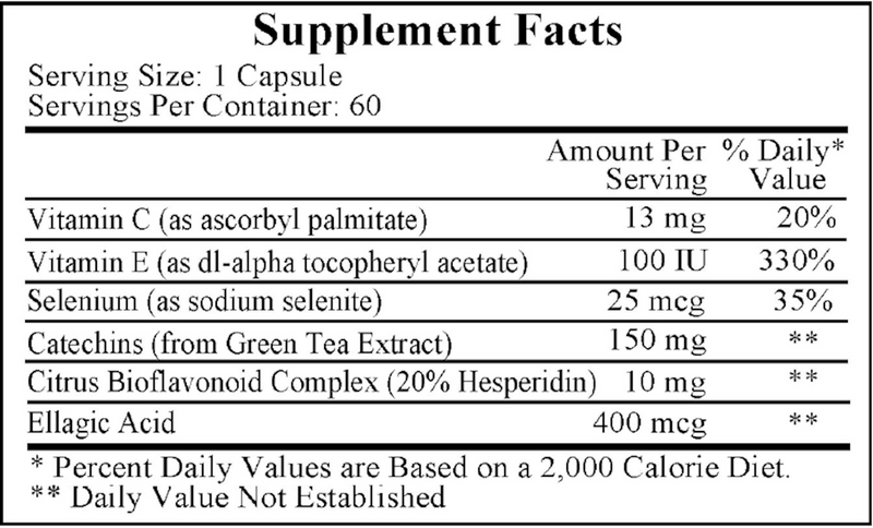 Varicosin (Ecological Formulas) Supplement Facts