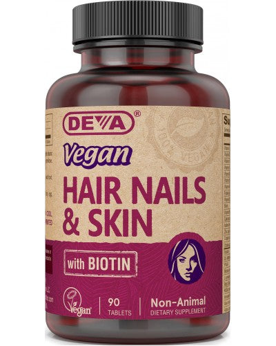 Vegan Hair, Nails & Skin (Deva Nutrition LLC) Front