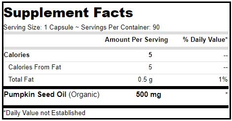 vegan pumpkin seed oil deva nutrition supplement facts