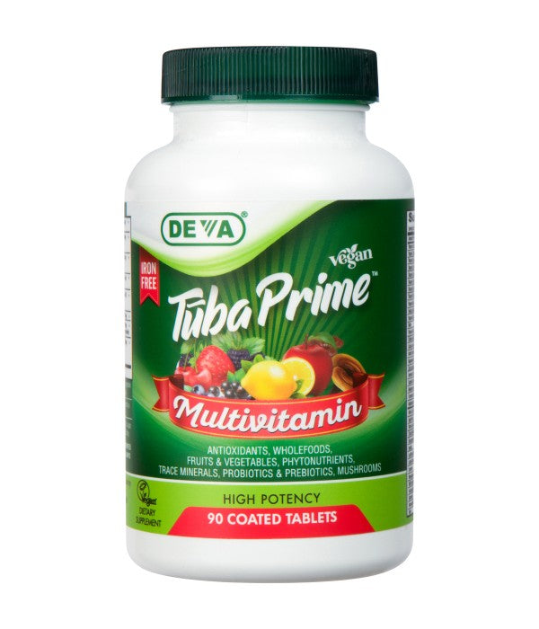 Vegan Tuba Prime Iron-Free (Deva Nutrition LLC) Front