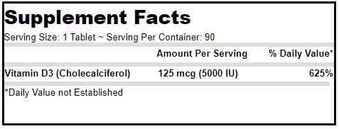 vegan vitamin d3 5000 iu deva nutrition supplement facts