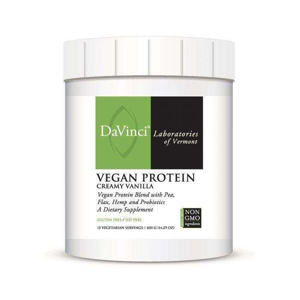 Vegan Protein Creamy Vanilla (DaVinci Labs) Front
