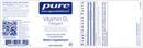 vegan vitamin d3 pure encapsulations label