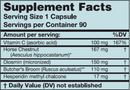 venous support (karuna responsible nutrition) supplement facts