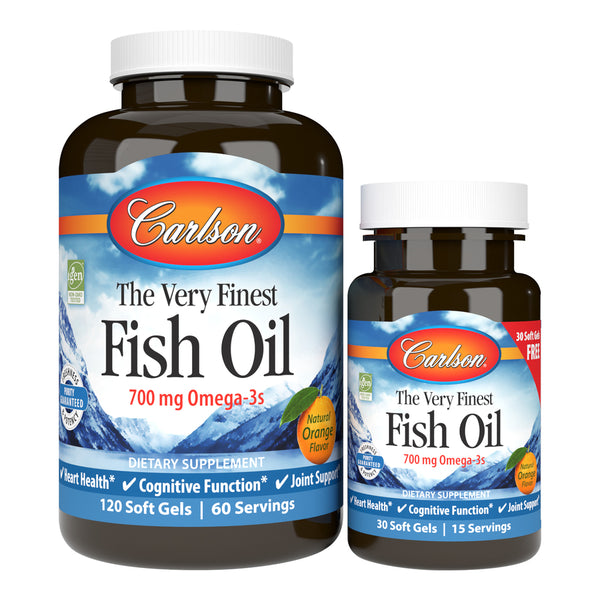 Very Finest Fish Oil Orange (Carlson Labs) Front