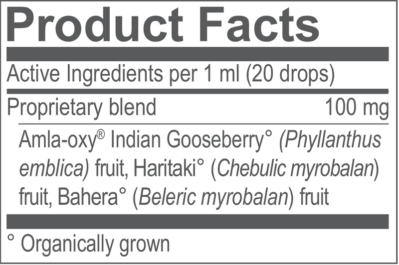 Vet Trifal Digestive Support Drops (Ayush Herbs) Supplement Facts