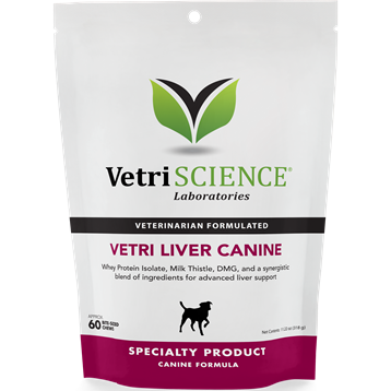 Vetri Liver Canine 60 chews Front