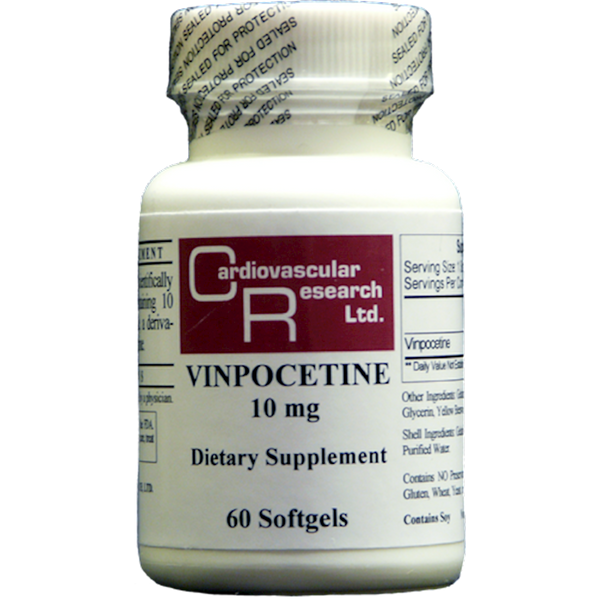 Vinpocetine 10 mg (Ecological Formulas) Front